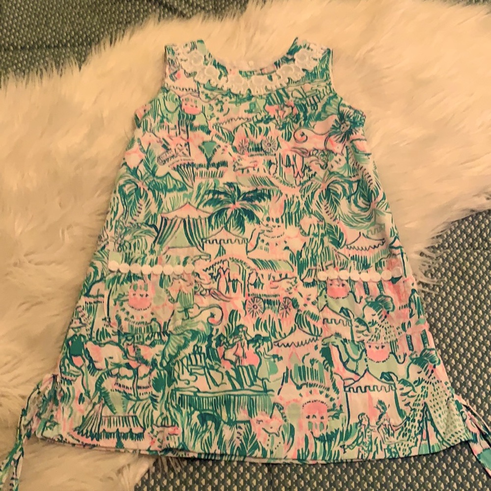 Lilly Pulitzer Moroccan print shift dress size 5